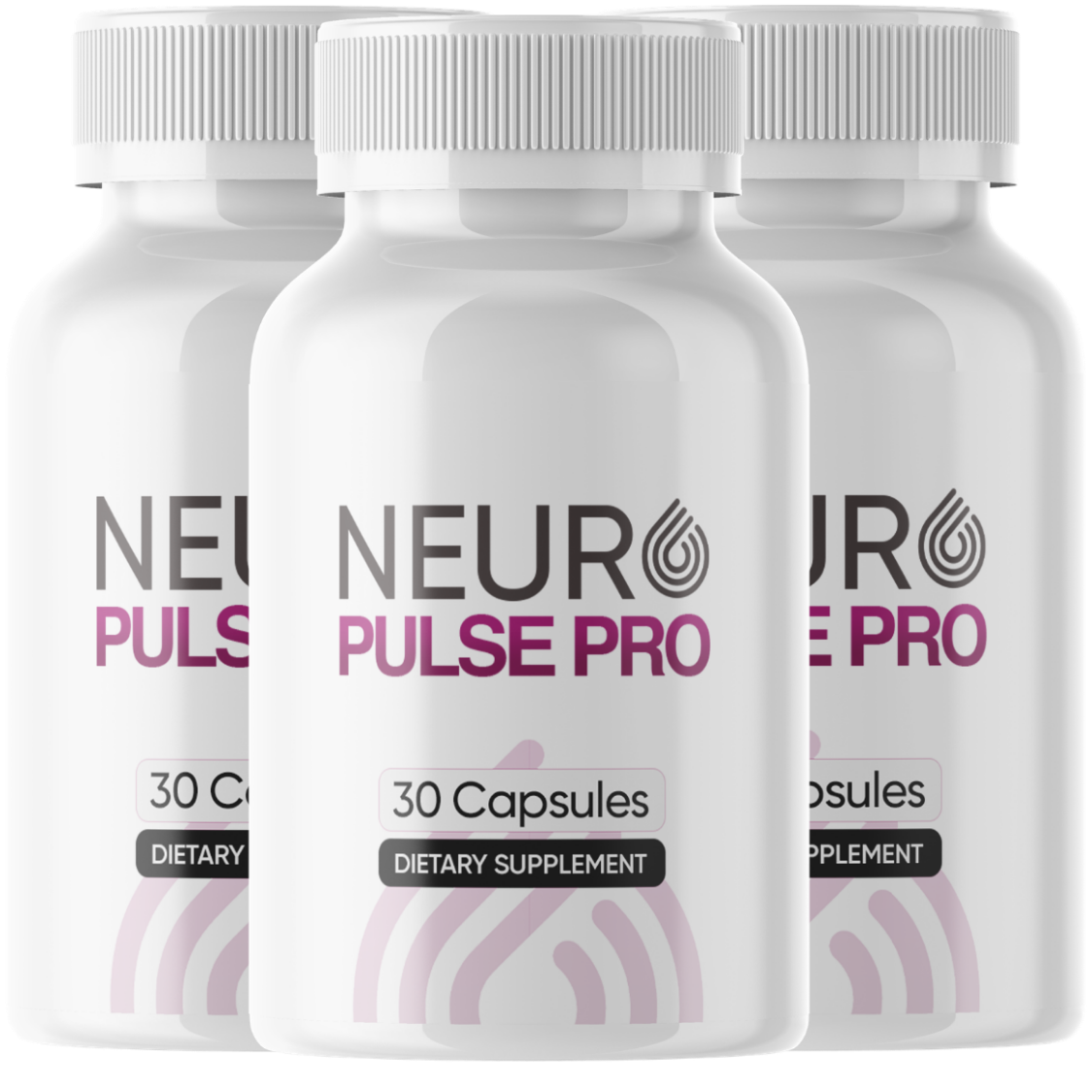 Neuro Pulse Pro brain support supplement, 3-bottle kit