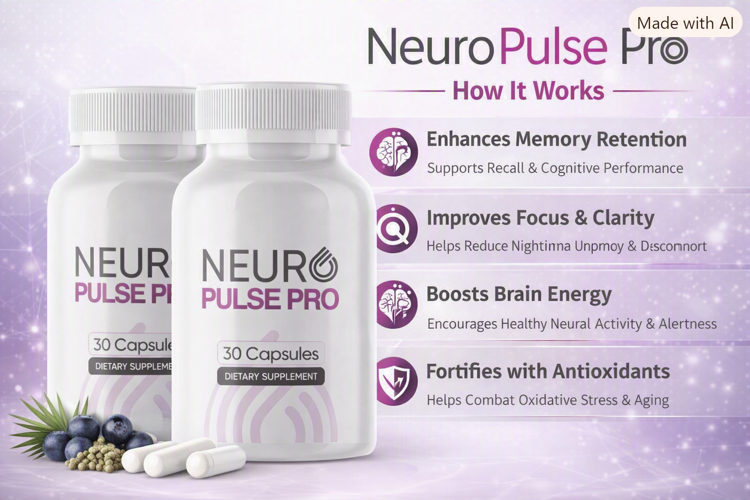 How Neuro Pulse Pro works infographic